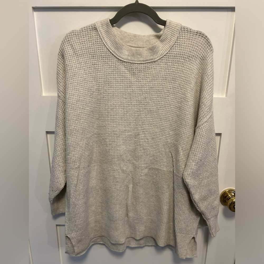 Aerie waffle sweater size small